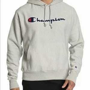 Champion pull over fleece hoodie